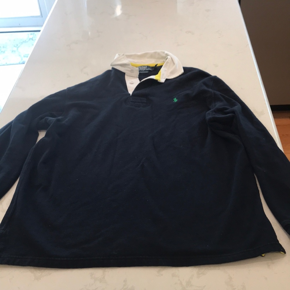 Men’s long sleeve polo shirt